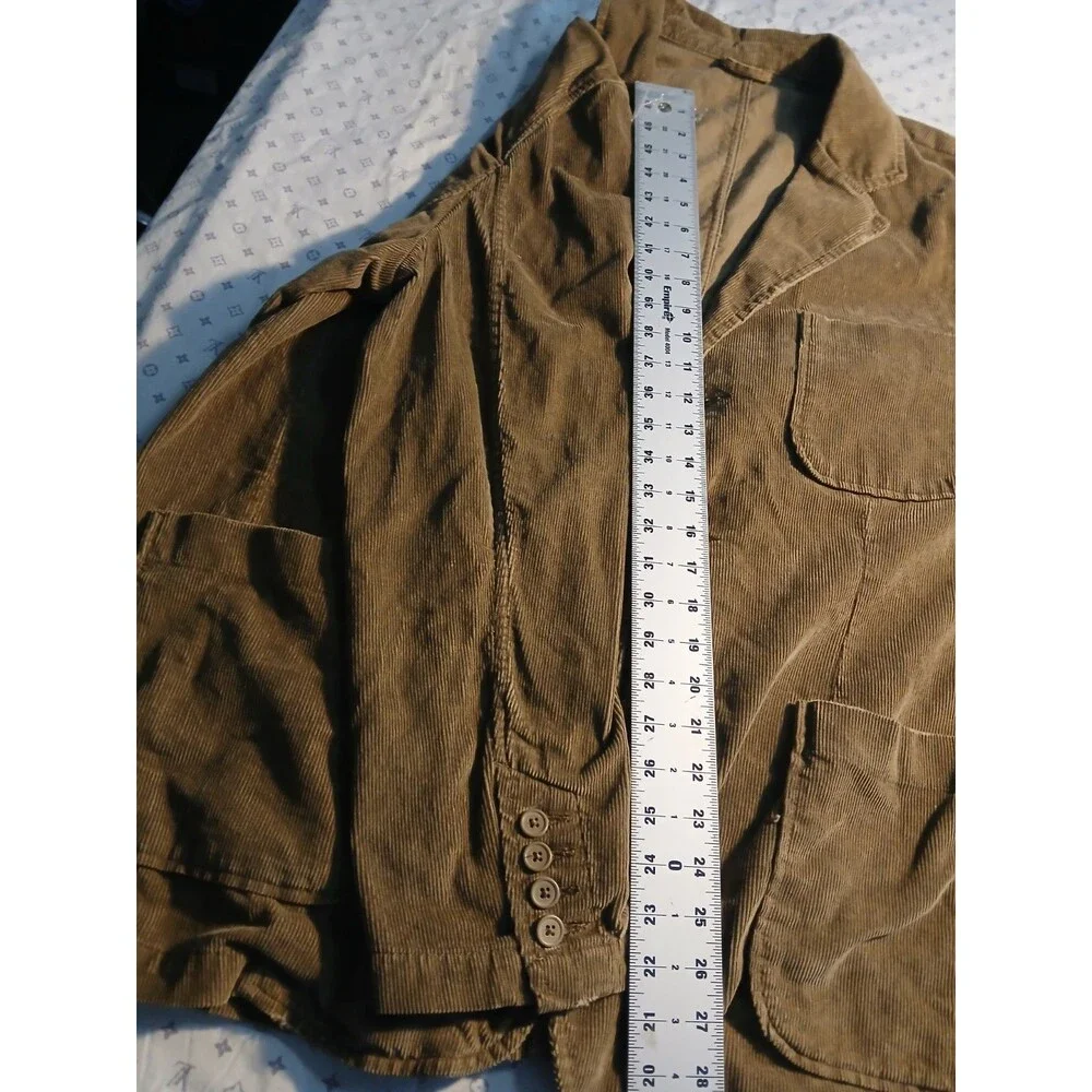 Vtg Arizona Jean Co. Brown Corduroy Blazer XL Jacket Mens Large 3 Button Jacket